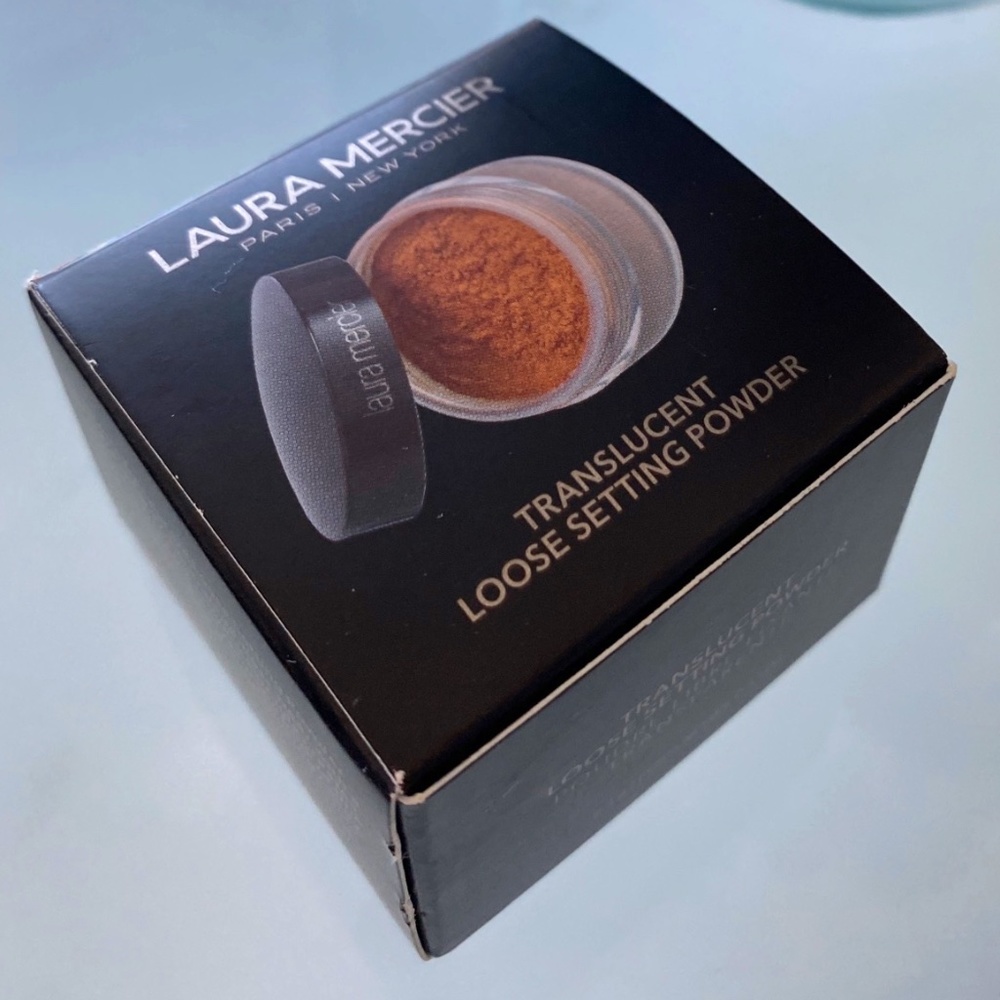 LAURA MERCIER Mini Translucent Loose Setting Face Powder Medium Deep Authentic